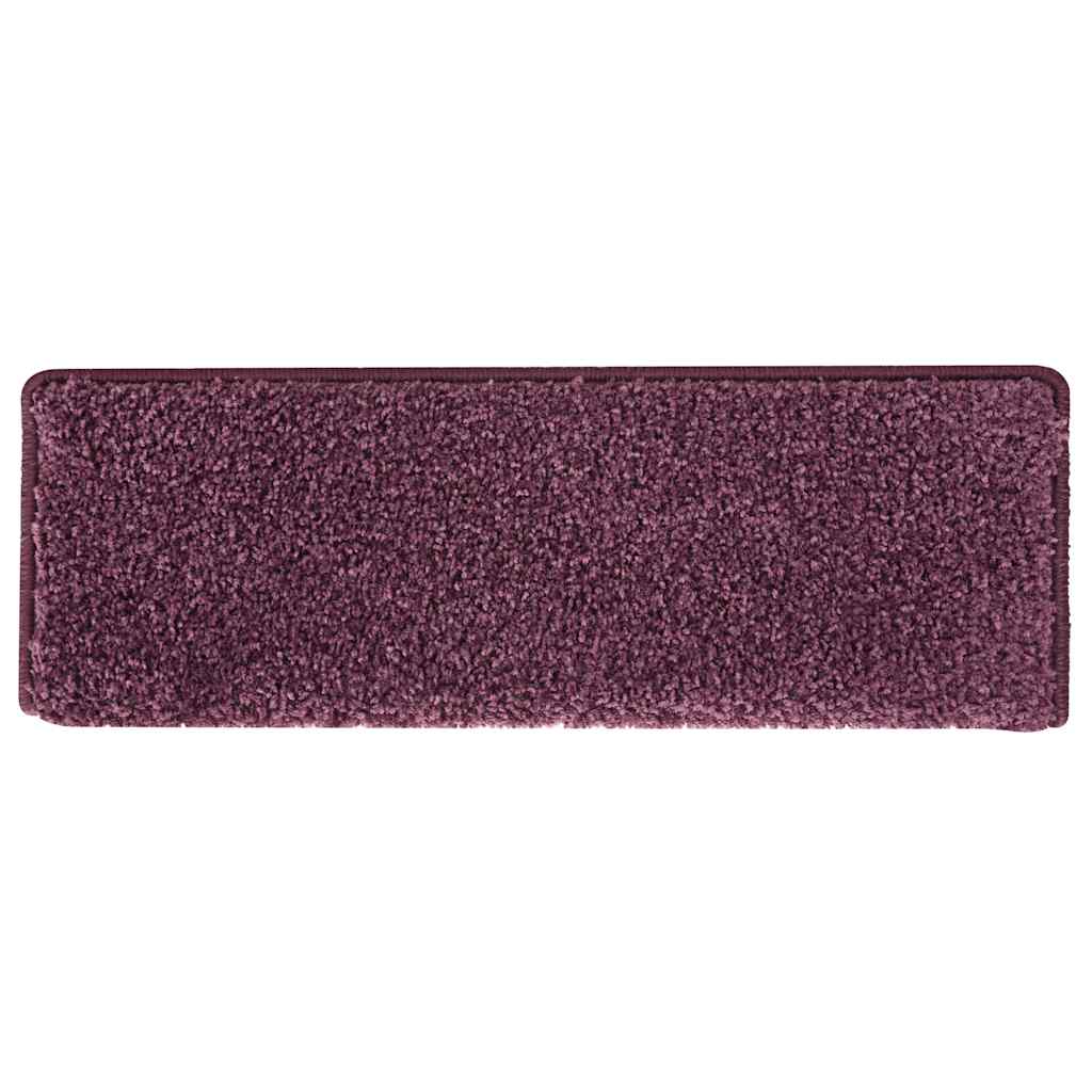 Tapis de marche 30 pcs 65x21x4 cm Violet foncé Bord rectangulaire