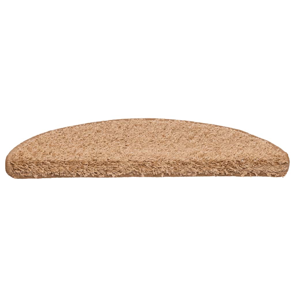 Tapis de marche 20 pces 56x17x3 cm Beige Semi-circulaire