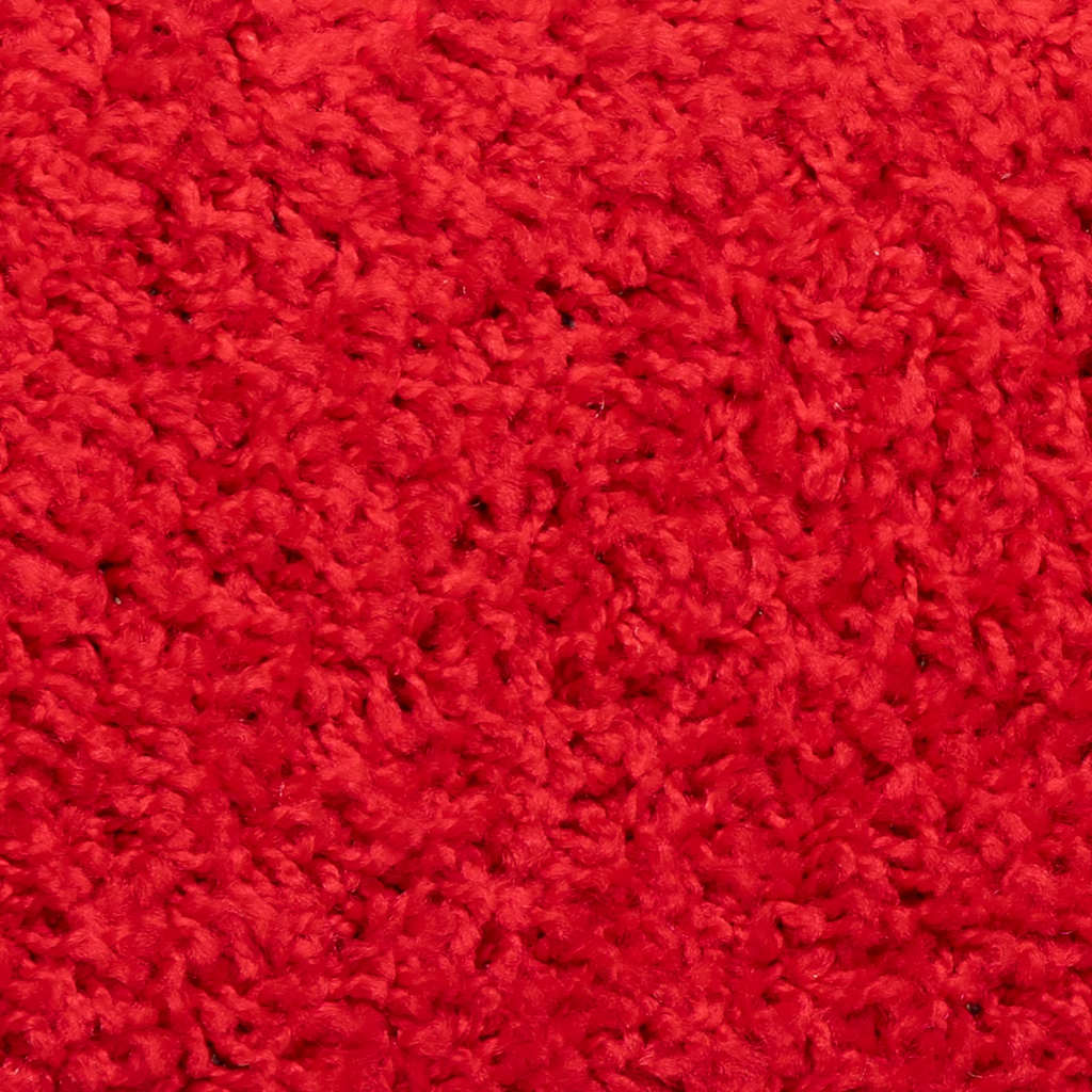 Tapis de marches 20 pces 56x17x3 cm Rouge Semi-rond