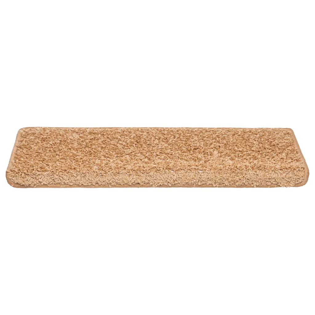 Tapis de marchettes 20 pcs. 65x21x4 cm Beige Bord rectangulaire