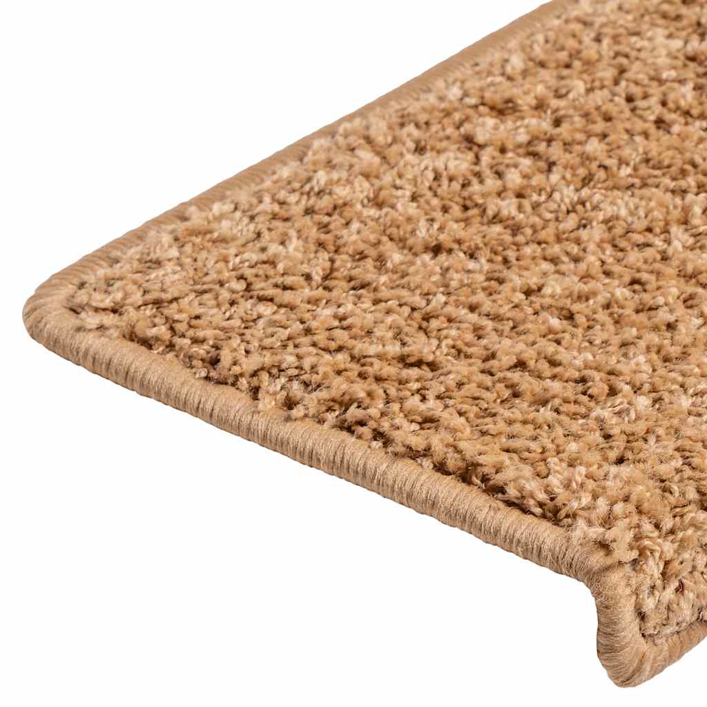 Tapis de marchettes 20 pcs. 65x21x4 cm Beige Bord rectangulaire