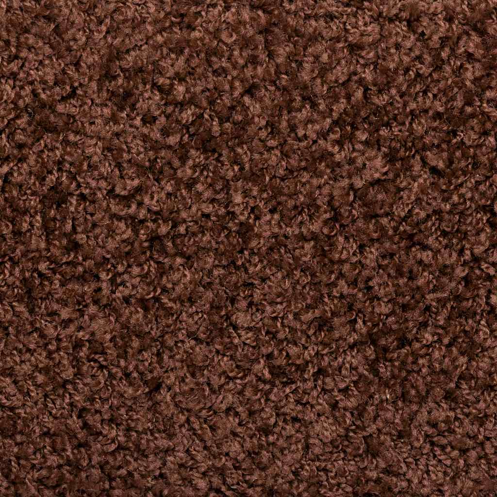 Tapis de marche d'escalier 20 pces 65x21x4 cm Marron Bord rectangulaire