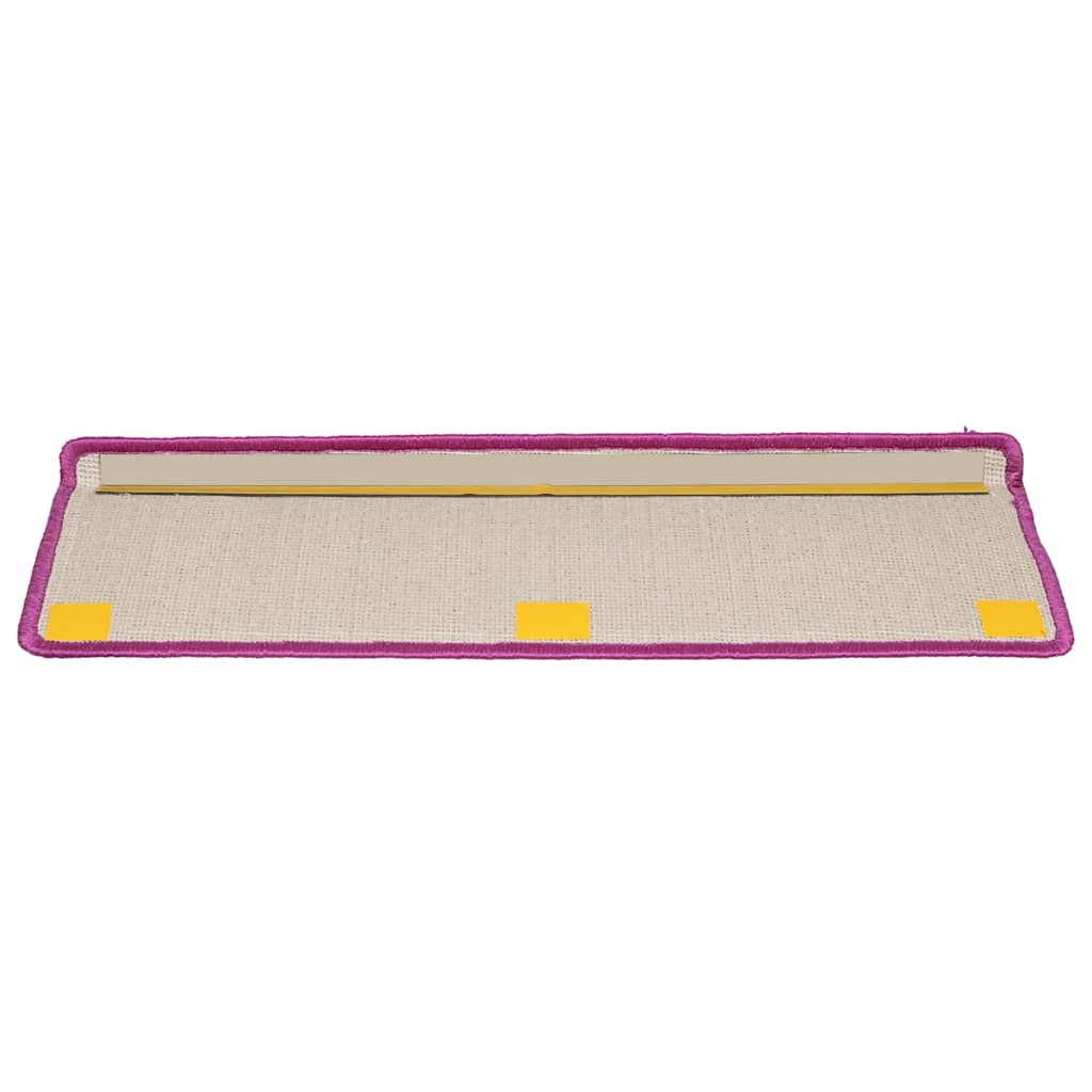 Stufenmatten 20 Stk. 65x21x4 cm Violett Rechteckiger Rand