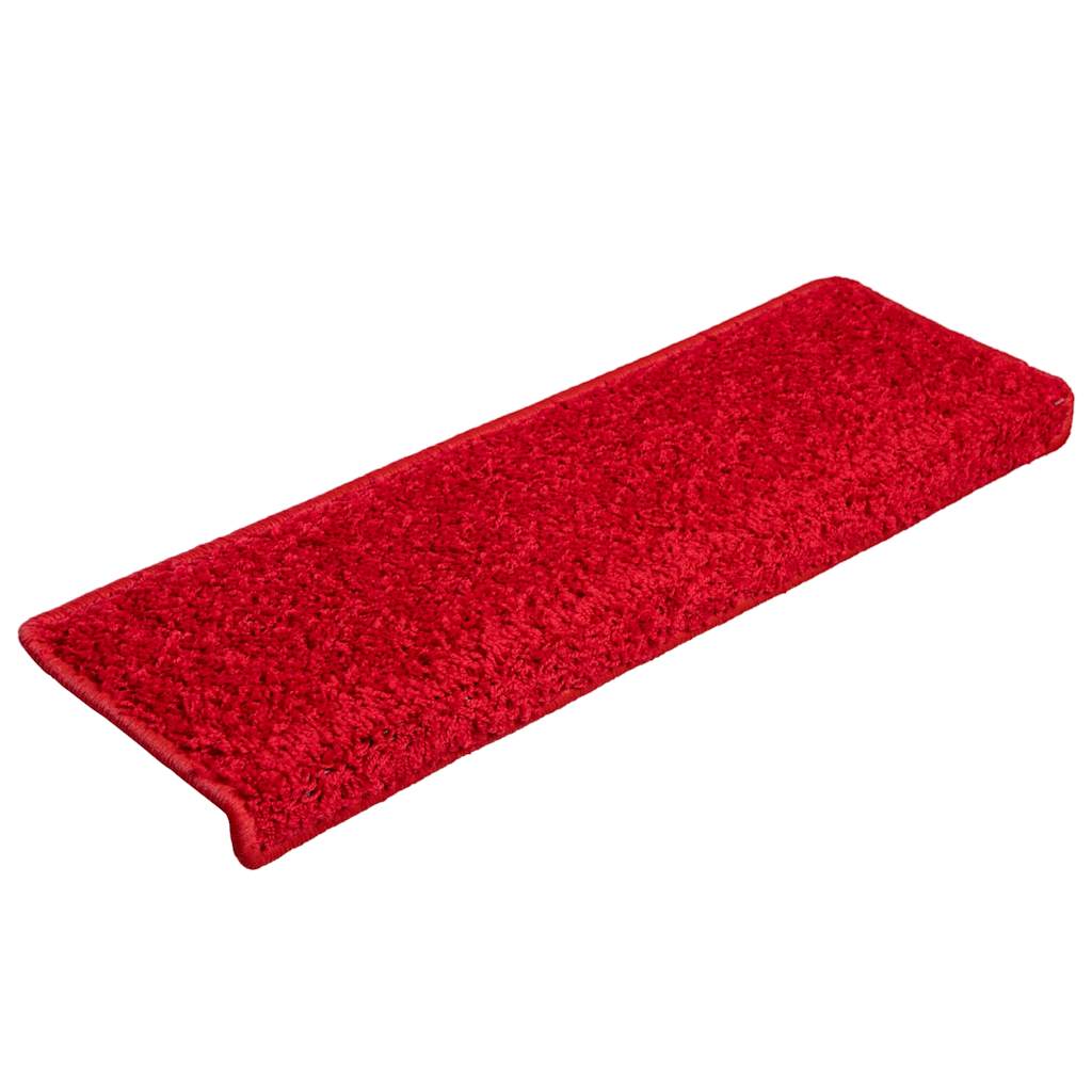 Tapis de marche 20 pièces 65x21x4 cm Rouge Bord rectangulaire