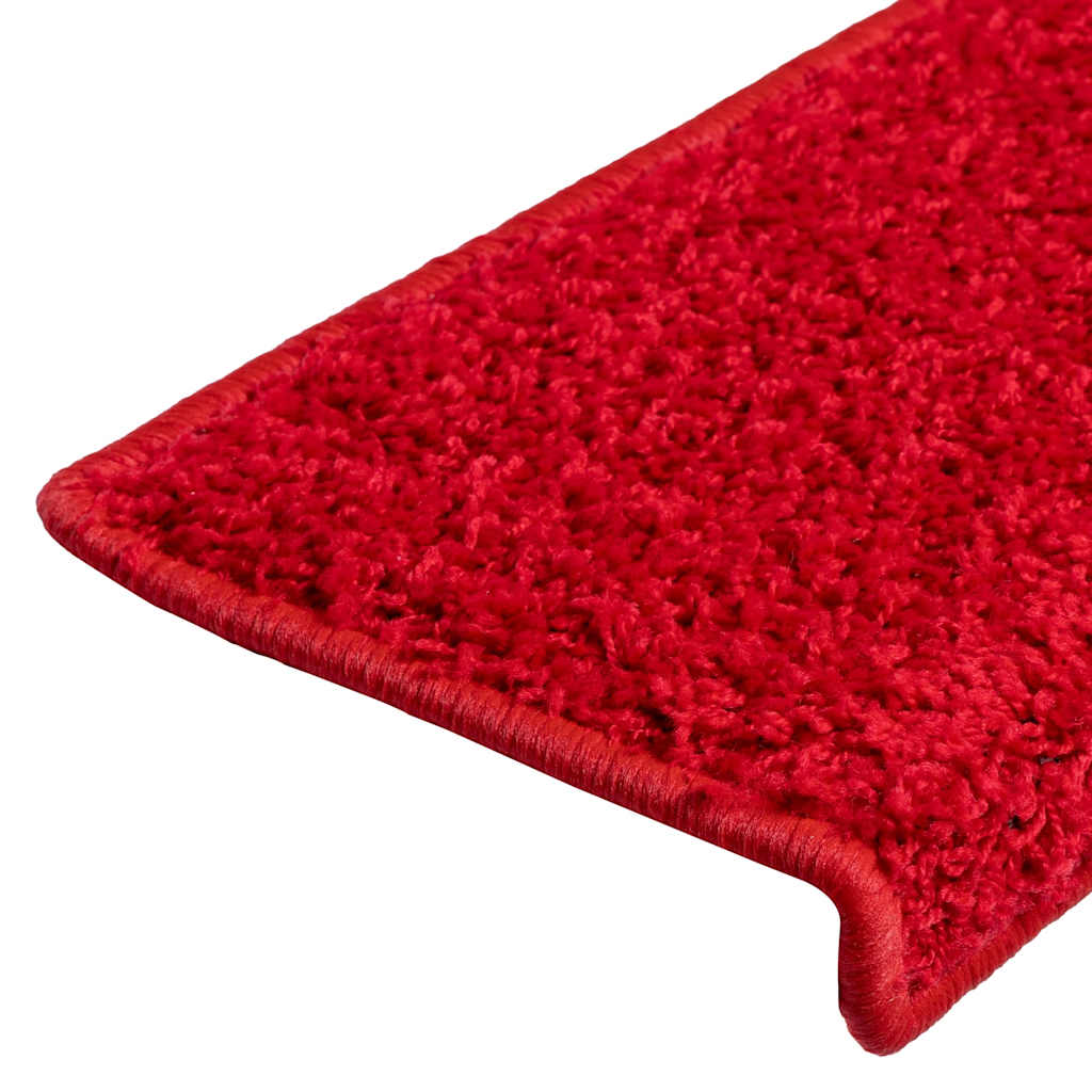 Tapis de marche 20 pièces 65x21x4 cm Rouge Bord rectangulaire