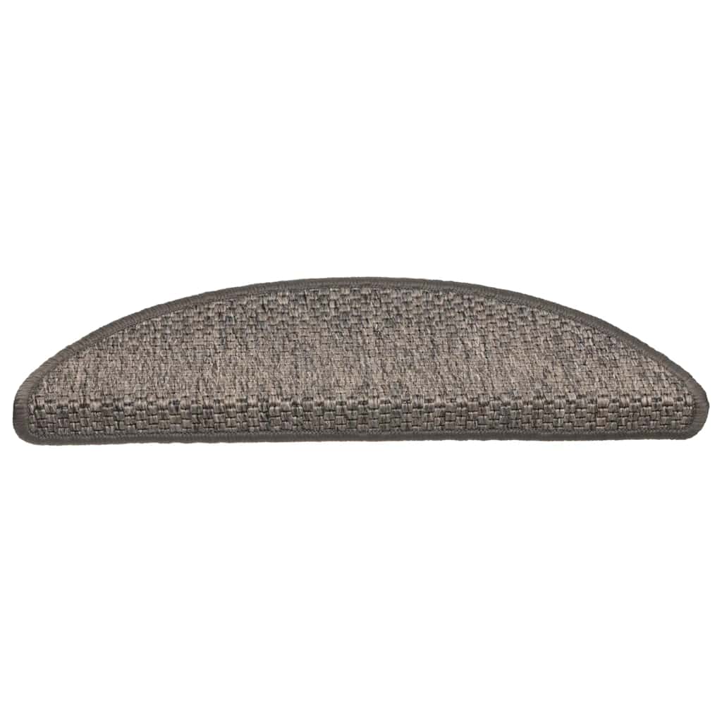 Tapis de marches autocollants aspect sisal 30 p. 56x17x3 cm