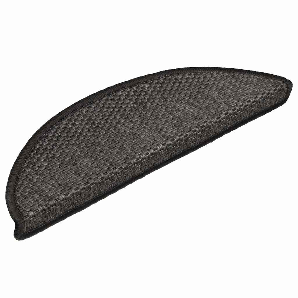 Stair Mats Self-Adhesive Sisal Look 30 pcs. 56x17x3cm