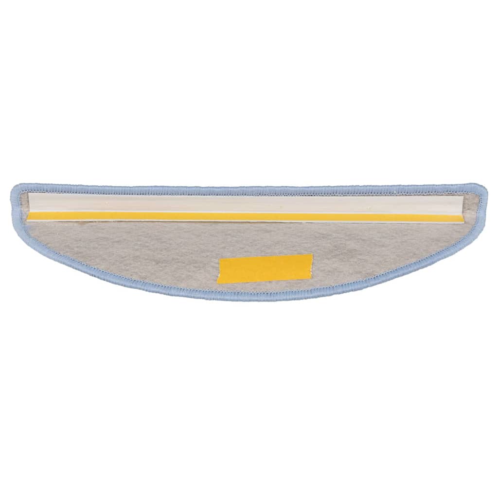 Marches d'escalier auto-adhésives aspect sisal 30 p. 56x17x3cm bleu