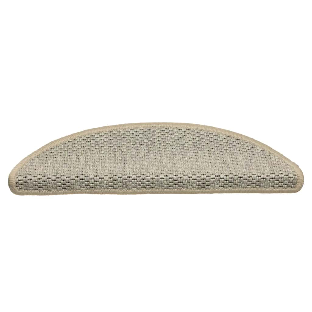 Stair Mats Self-Adhesive Sisal Look 30 pcs. 56x17x3cm