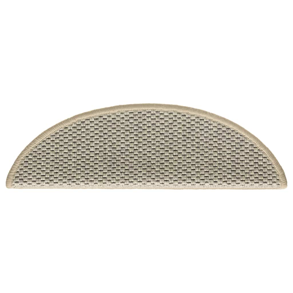 Stair Mats Self-Adhesive Sisal Look 30 pcs. 56x17x3cm