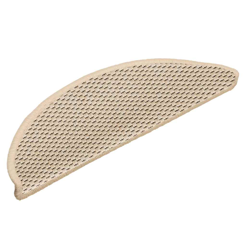 Tapis de marche auto-adhésifs aspect sisal 30 pièces 56x17x3cm
