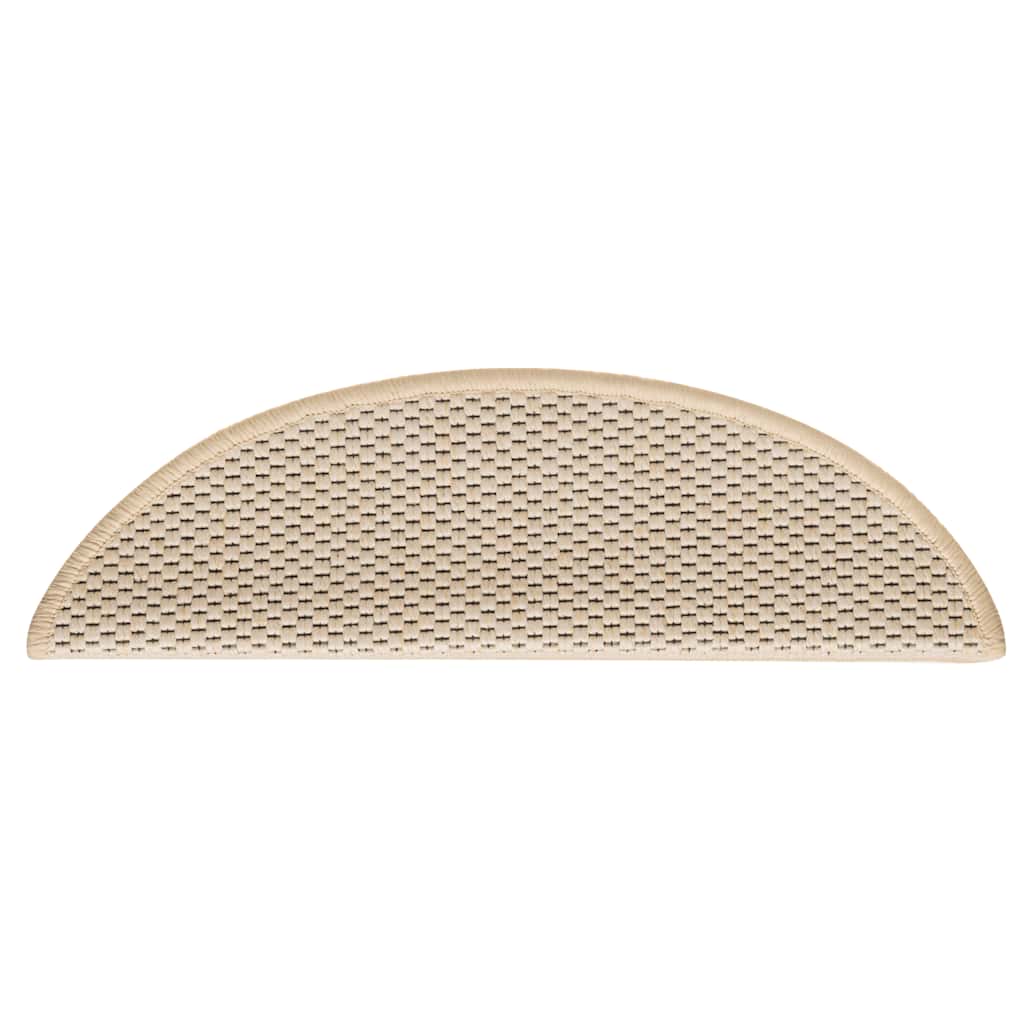Tapis de marche auto-adhésifs aspect sisal 30 pièces 56x17x3cm