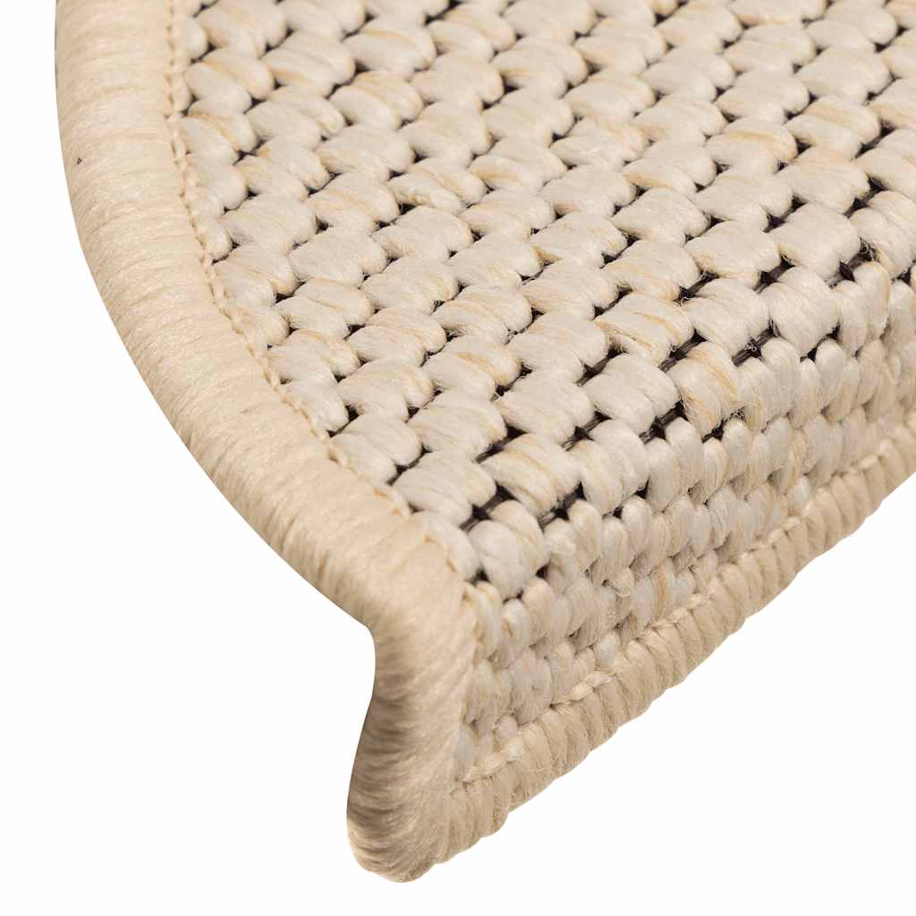 Tapis de marche auto-adhésifs aspect sisal 30 pièces 56x17x3cm