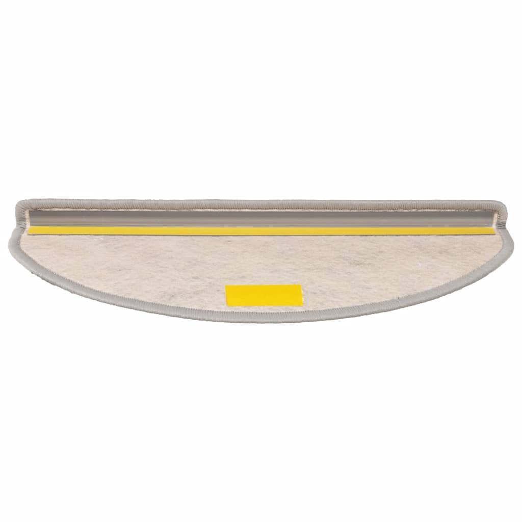 Marches de protection auto-adhésives aspect sisal 30 pièces 65x21x4cm Argent