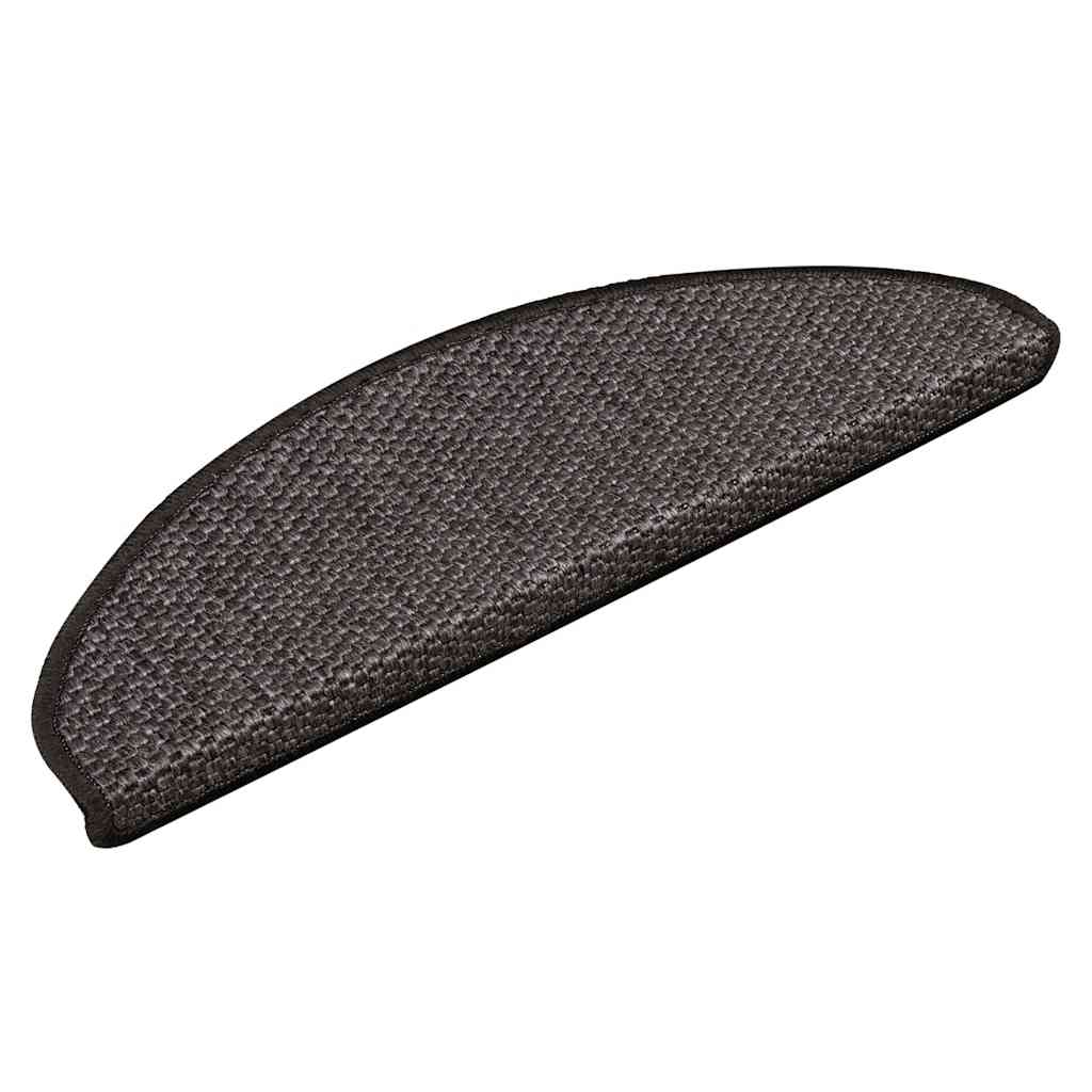 Marches d'escalier auto-adhésives aspect sisal 30 pces 65x21x4cm