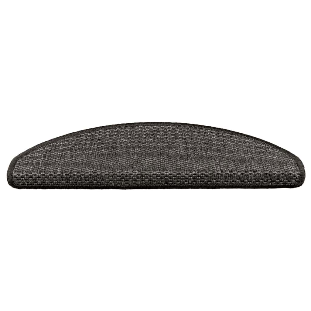 Marches d'escalier auto-adhésives aspect sisal 30 pces 65x21x4cm
