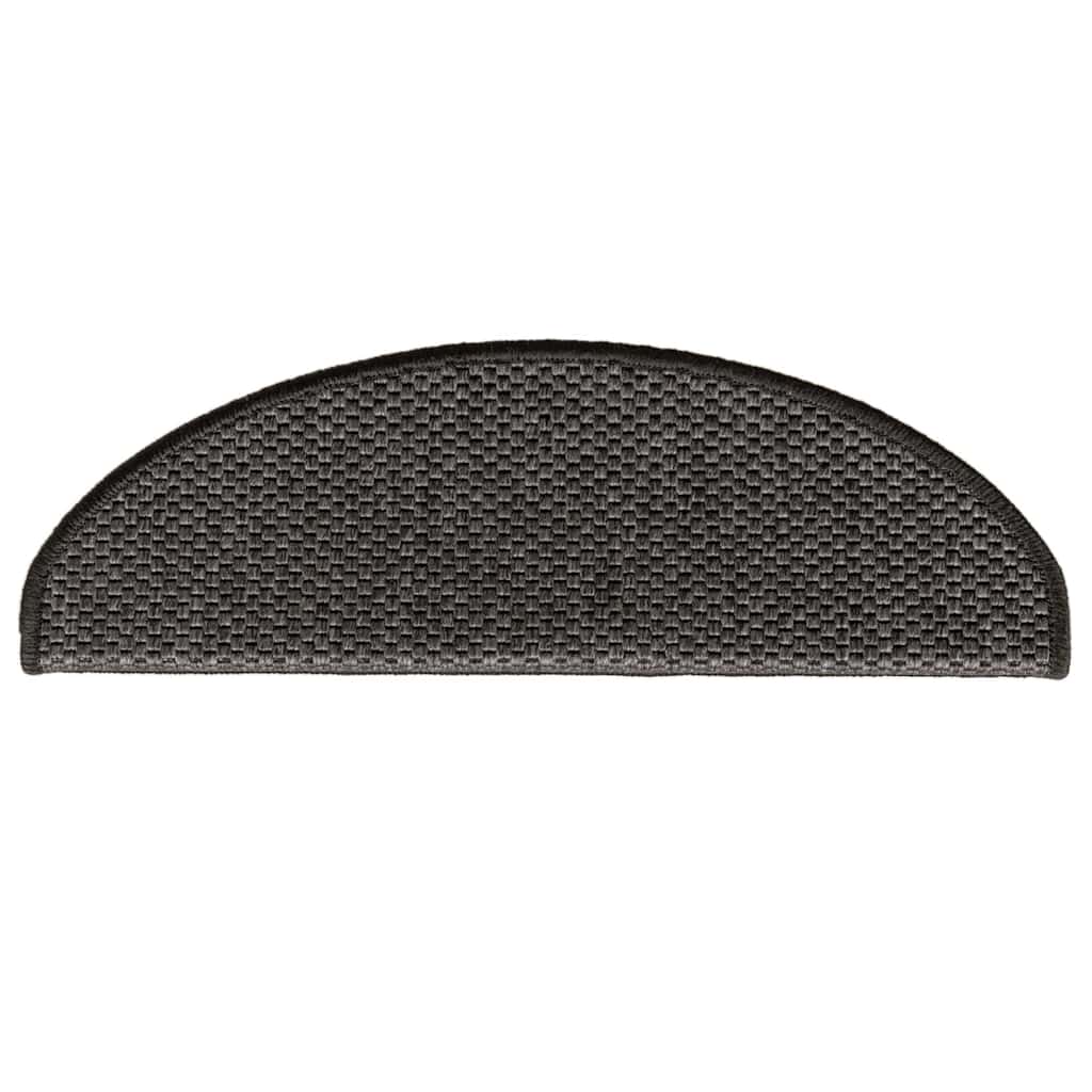 Marches d'escalier auto-adhésives aspect sisal 30 pces 65x21x4cm