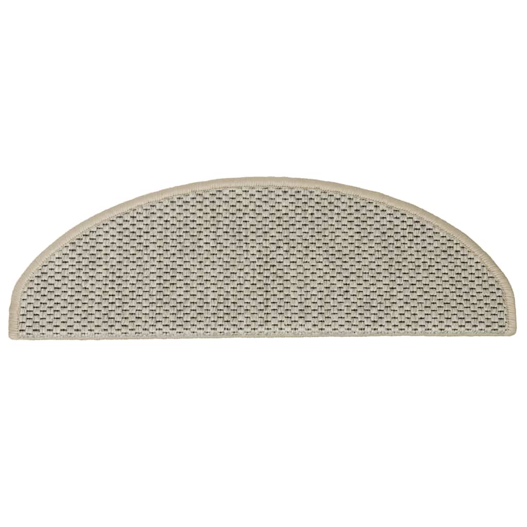 Stair Mats Self-Adhesive Sisal Look 30pcs 65x21x4cm Light Green