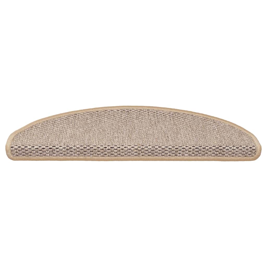 Tapis de marchettes auto-adhésifs aspect sisal 30 pièces 65x21x4cm
