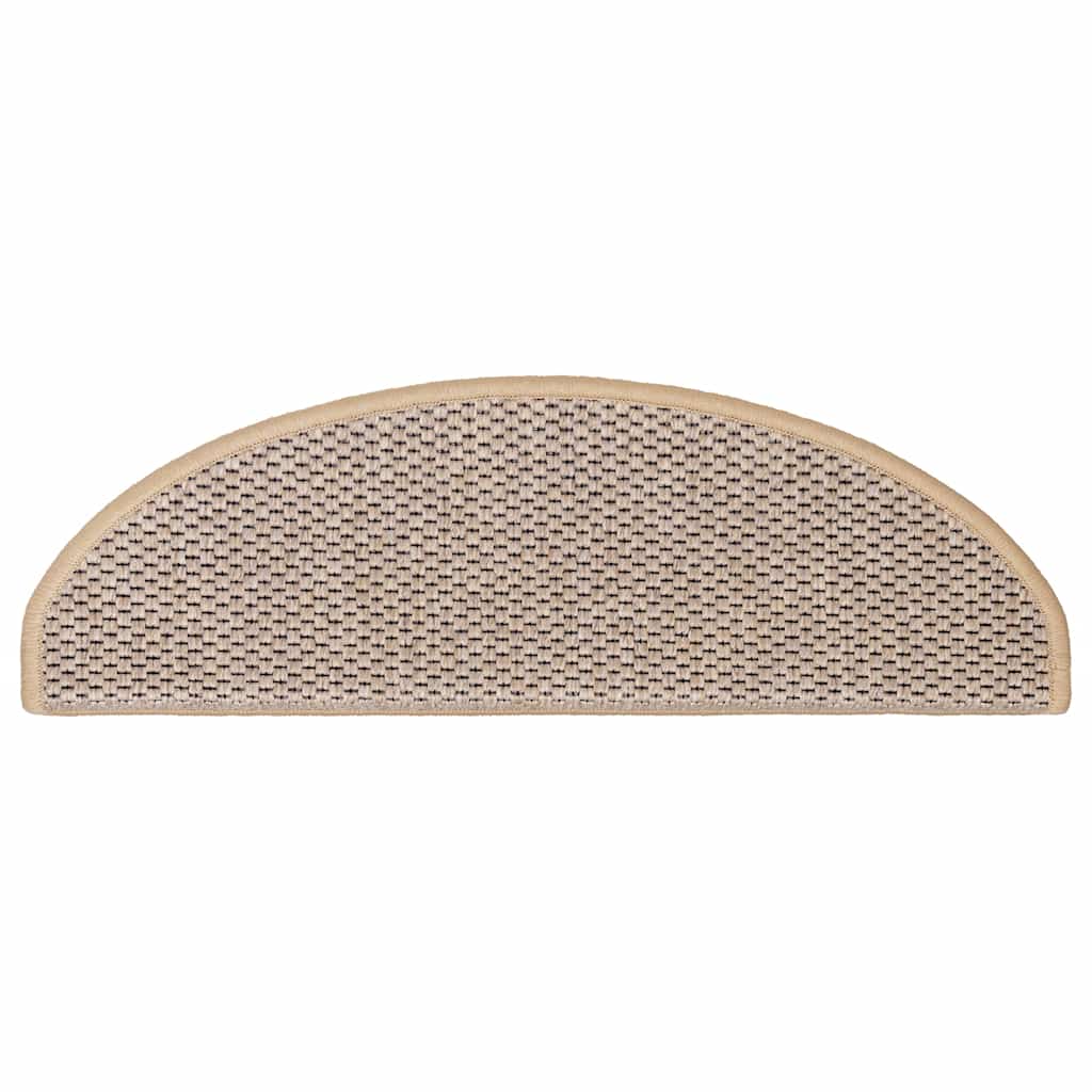 Tapis de marchettes auto-adhésifs aspect sisal 30 pièces 65x21x4cm