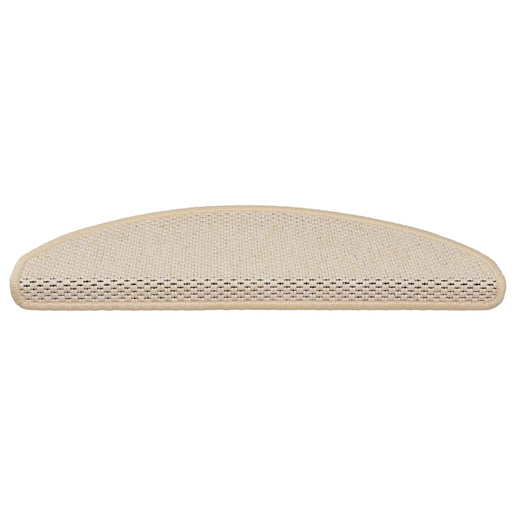 Tapis de marche auto-adhésifs aspect sisal 30 p. 65x21x4cm