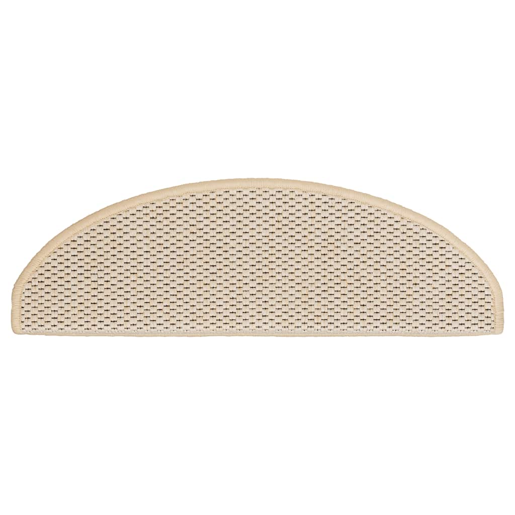 Tapis de marche auto-adhésifs aspect sisal 30 p. 65x21x4cm