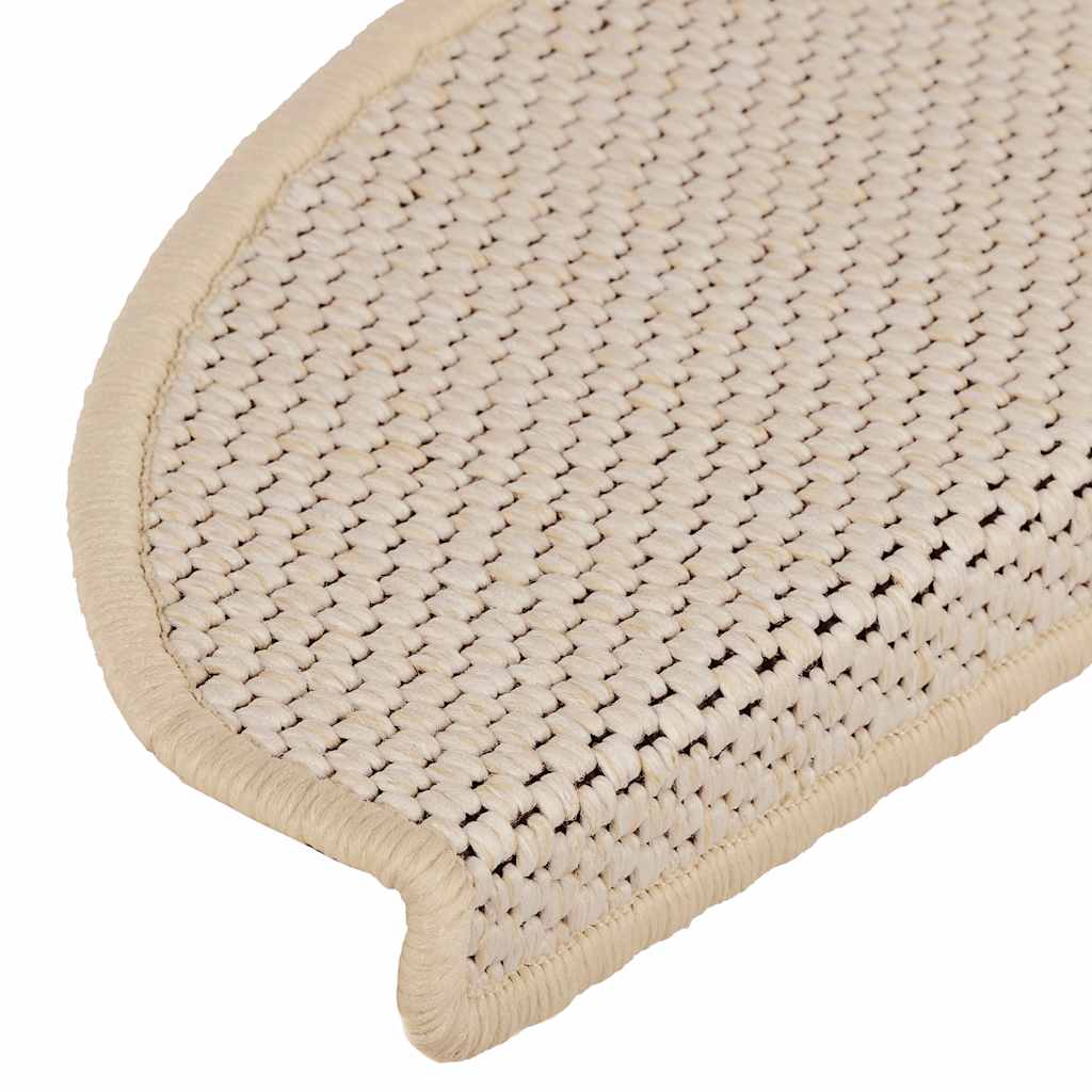Tapis de marche auto-adhésifs aspect sisal 30 p. 65x21x4cm