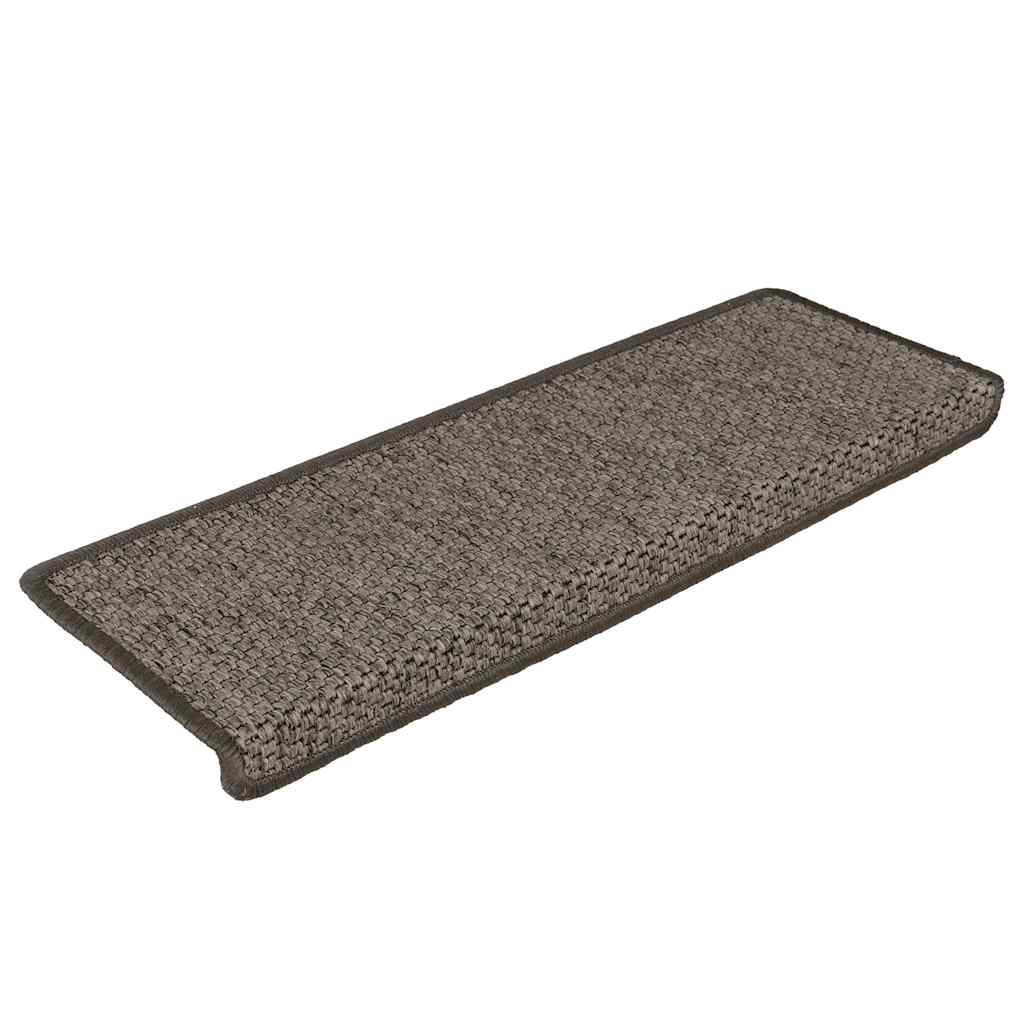 Self-Adhesive Stair Treads Sisal Look 30 pcs. 65x21x4cm