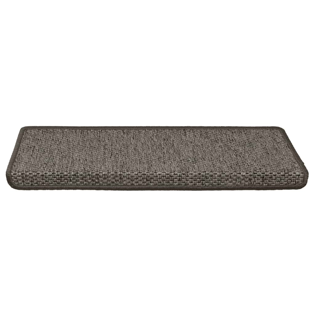 Self-Adhesive Stair Treads Sisal Look 30 pcs. 65x21x4cm