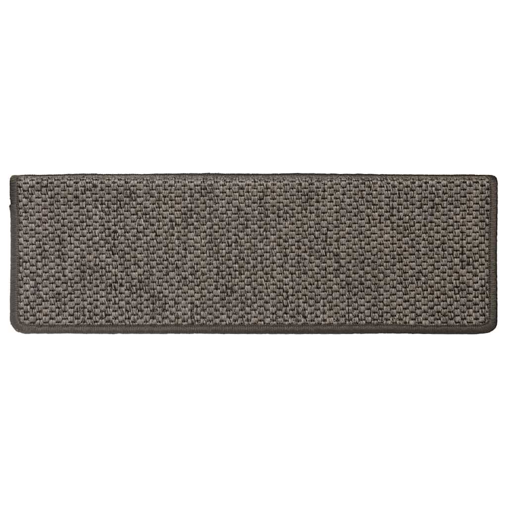 Self-Adhesive Stair Treads Sisal Look 30 pcs. 65x21x4cm