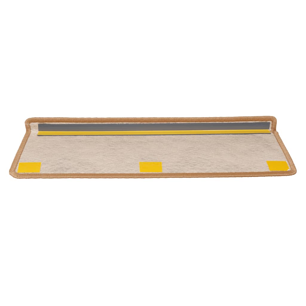 Tapis de marche auto-adhésifs aspect sisal 30 p. 65x21x4cm orange