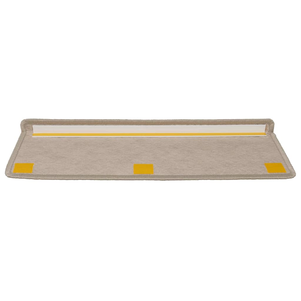 Marches d'escalier auto-adhésives aspect sisal 30 pces 65x21x4cm