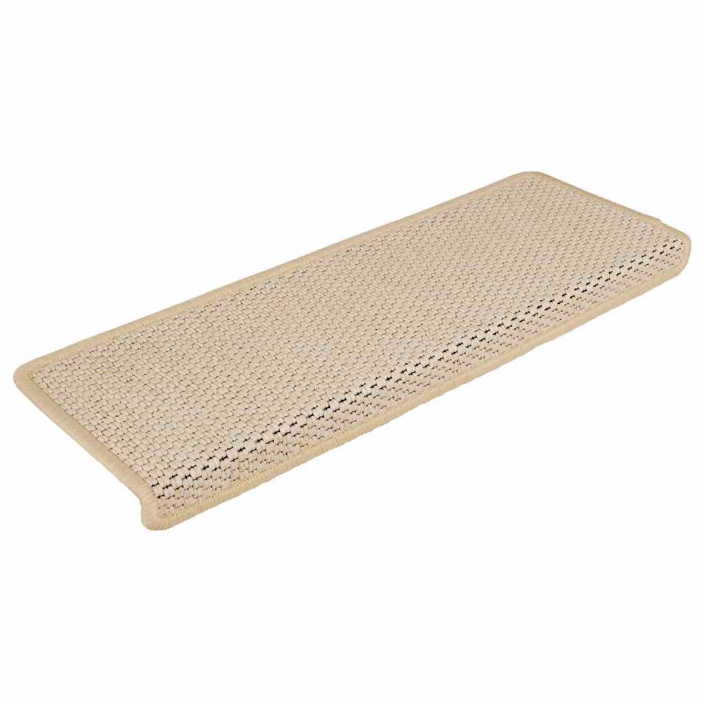 Stufenmatten Selbstklebend Sisal-Optik 30 Stk. 65x21x4cm Berber