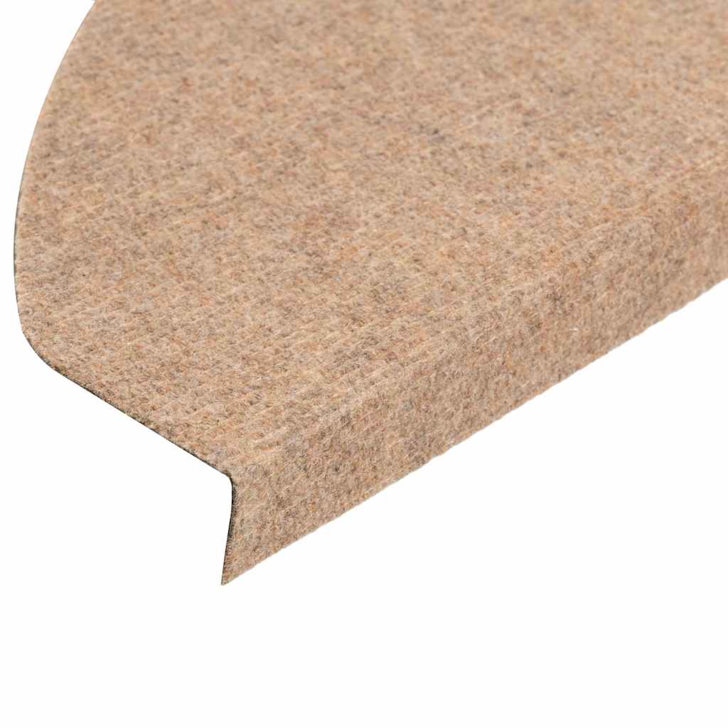 Stair Treads Self-Adhesive 30 Pcs Beige 65x22.5x3.5 cm