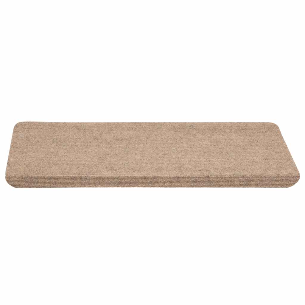 Stair Mats Self-Adhesive 30 pcs. Beige 65x24.5x3.5 cm