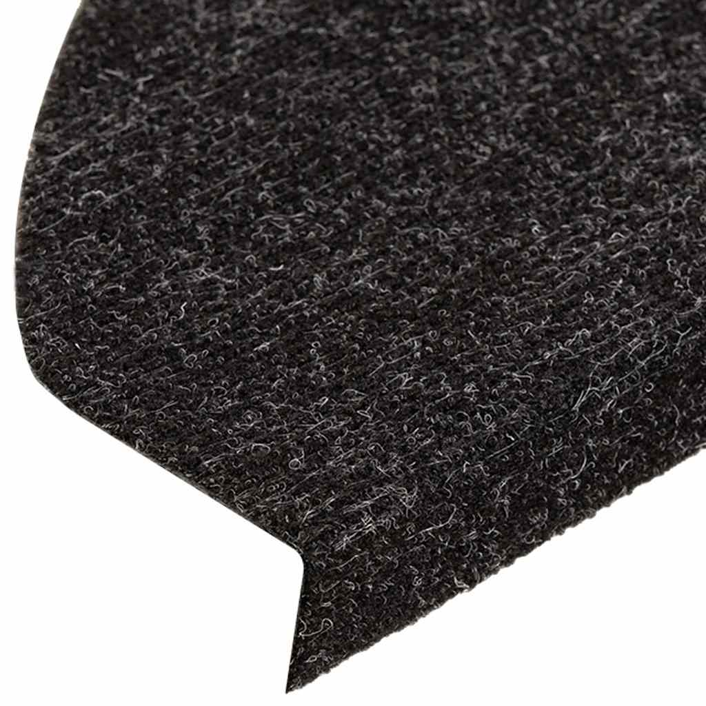 Tapis de marche auto-adhésifs 20 pcs. Anthracite 65x22,5x3,5 cm