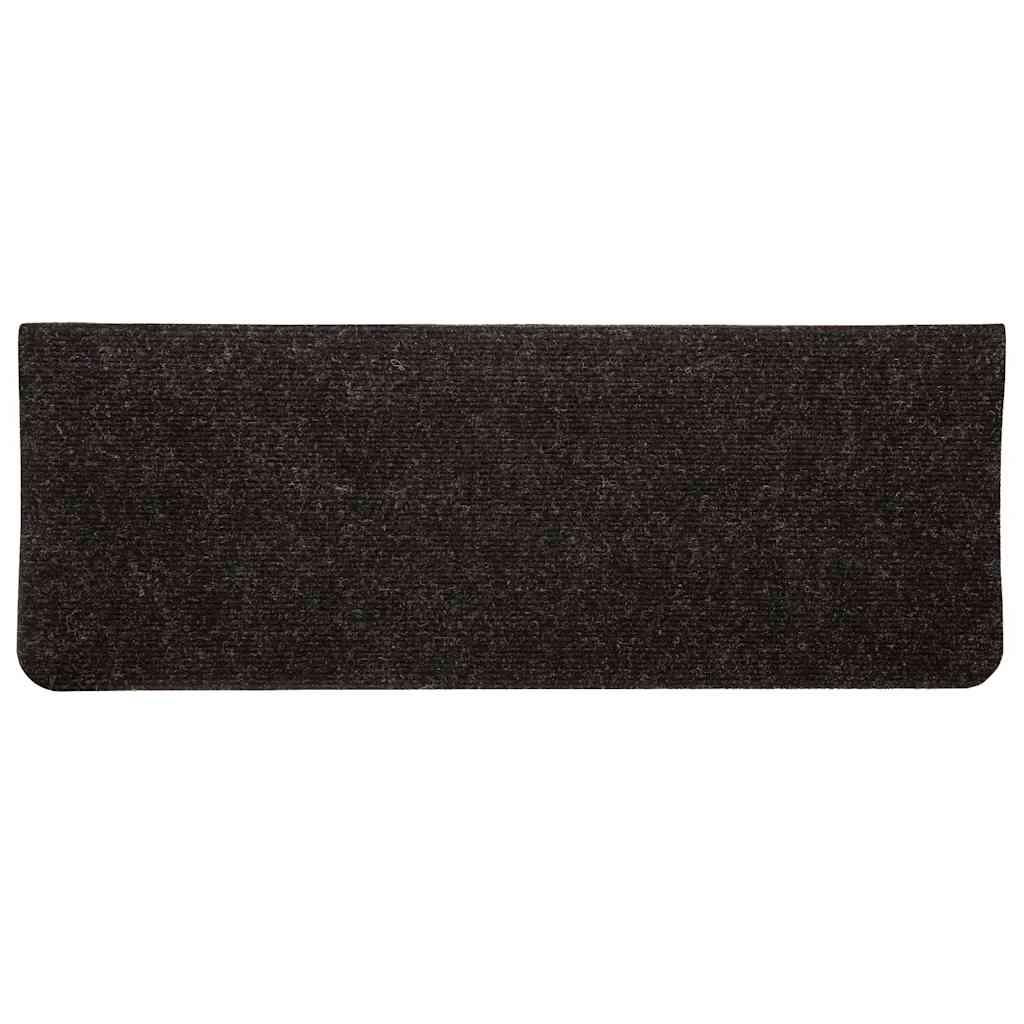 Stair Mats Self-Adhesive 30 pcs Anthracite 65x24.5x3.5 cm