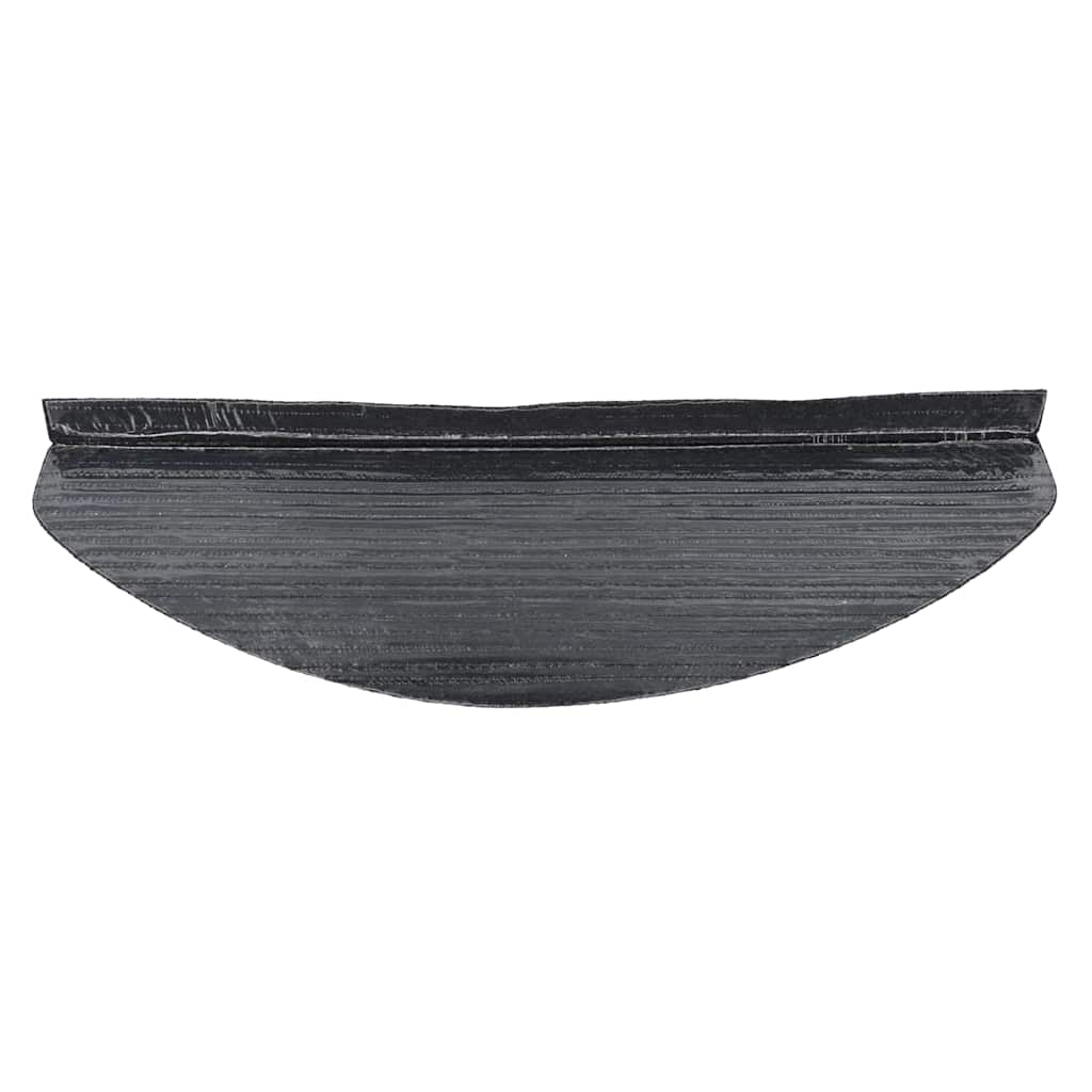 Stair Mats Self-Adhesive 30 pcs. Black 56x17x3 cm