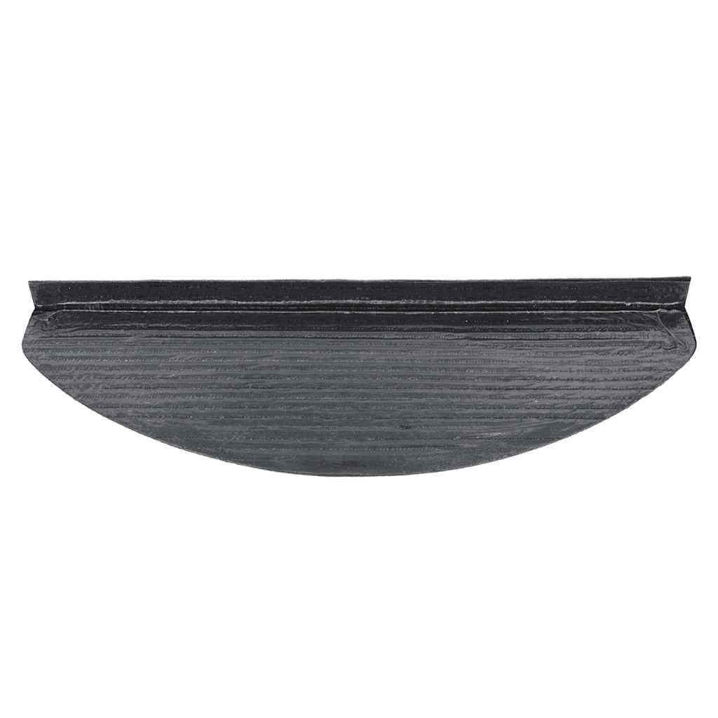 Marches d'escalier auto-adhésives, 20 pièces, noires, 65x22,5x3,5 cm