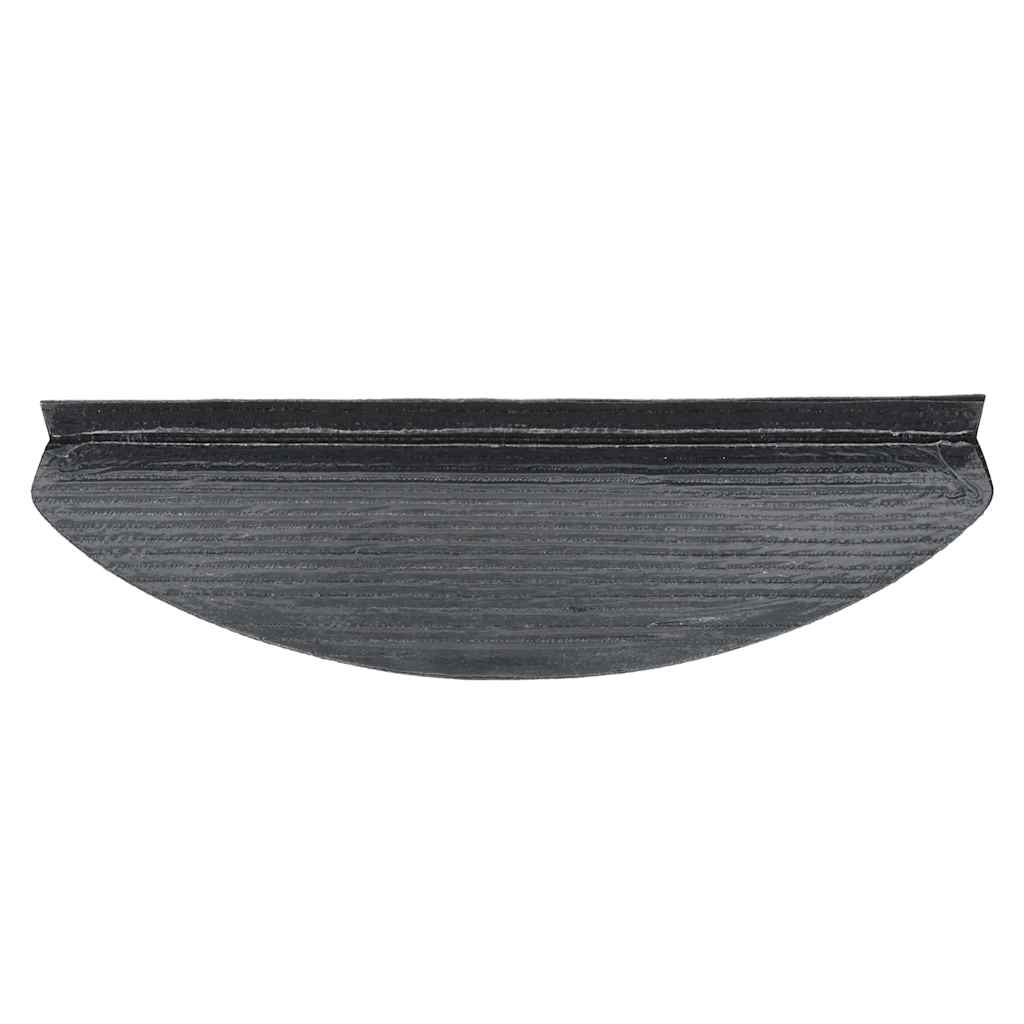 Marches d'escalier auto-adhésives 30 pièces Noir 65x22,5x3,5 cm