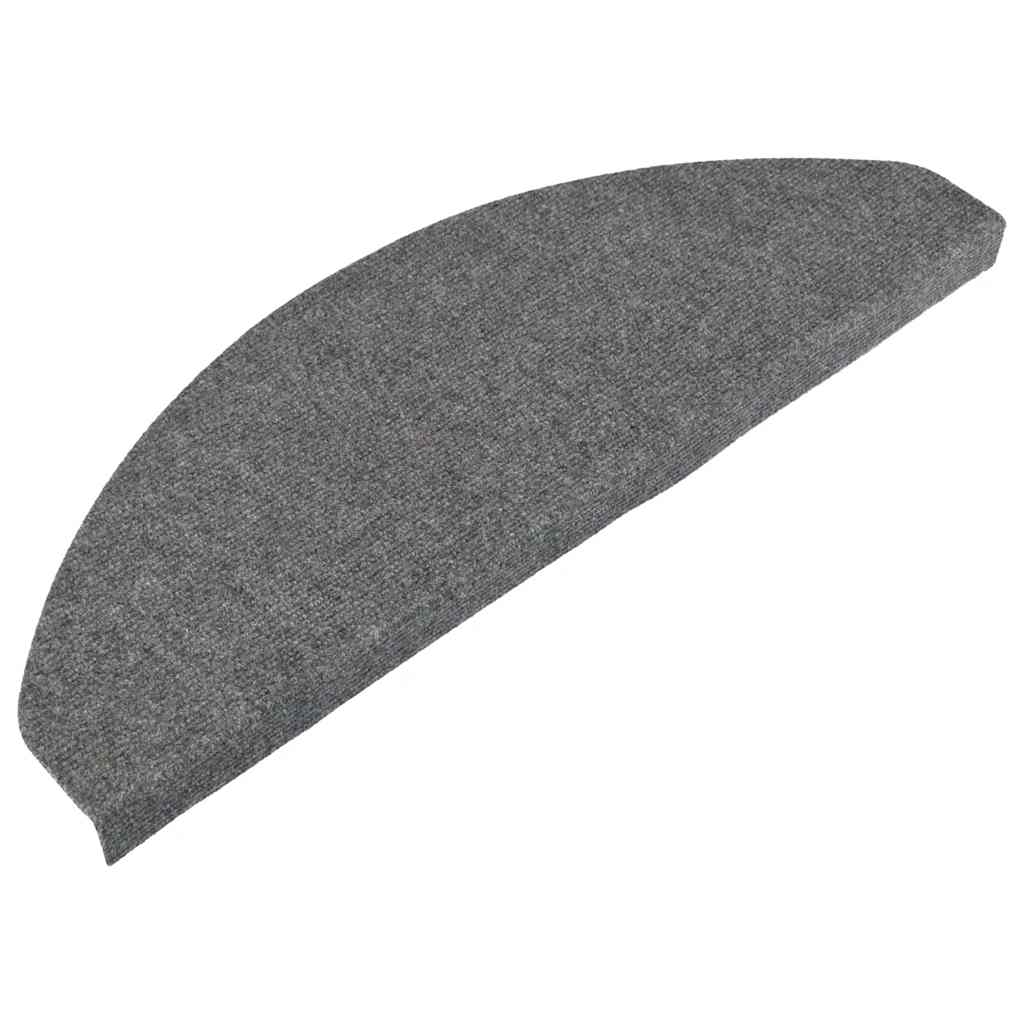 Tapis de marchettes auto-adhésifs 30 pces Gris 65x22,5x3,5 cm