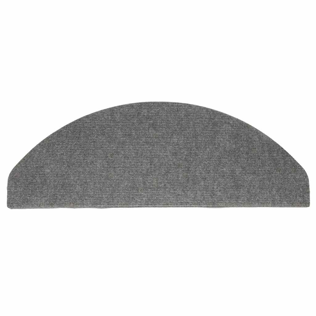Tapis de marchettes auto-adhésifs 30 pces Gris 65x22,5x3,5 cm