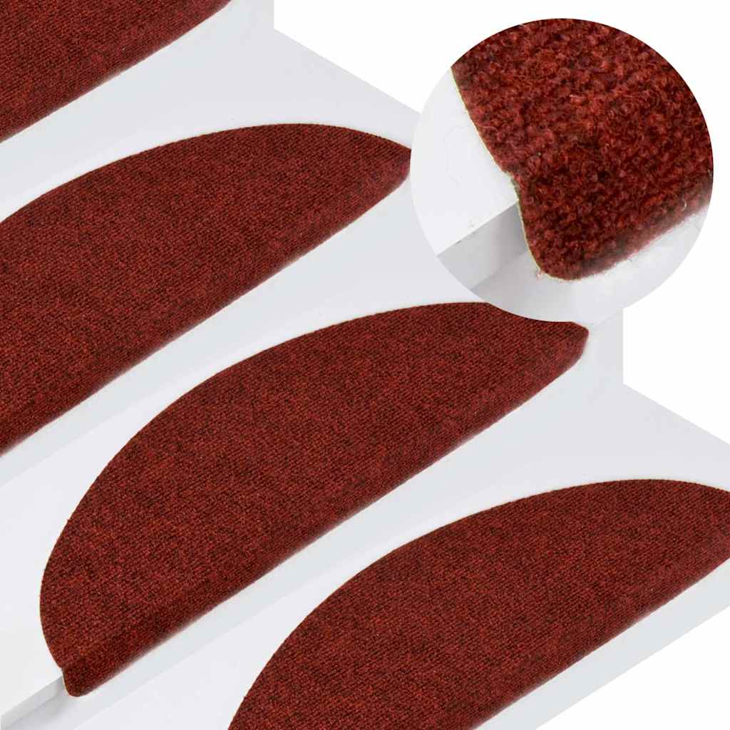 Tapis de marche auto-adhésifs 30 p. Rouges 56x17x3 cm