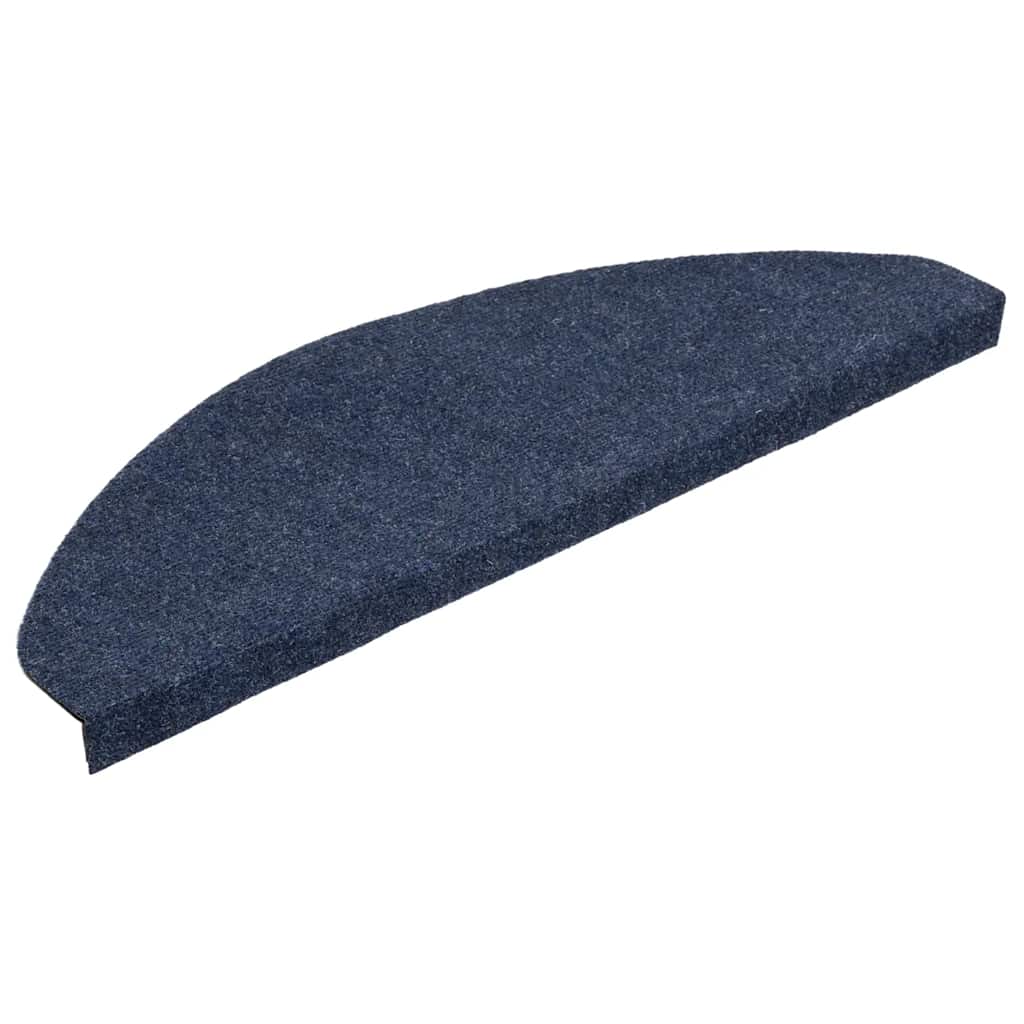 Self-Adhesive Stair Treads, 30 pcs. Blue 65x22.5x3.5 cm