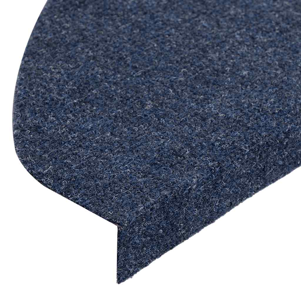 Self-Adhesive Stair Treads, 30 pcs. Blue 65x22.5x3.5 cm