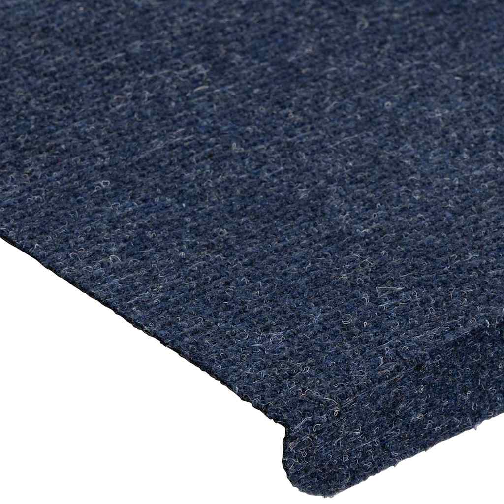 Tapis de marches autocollants 30 pces bleus 65x24,5x3,5 cm