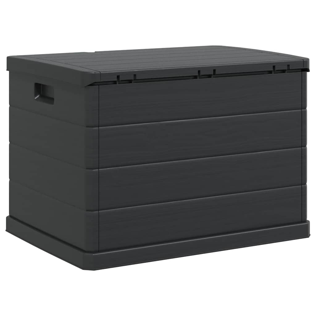 Gartenlagerbox Anthrazit 77,5 x 54,5 x 53 cm Kunststoff