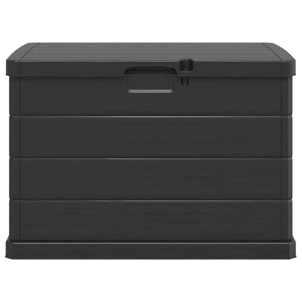 Gartenlagerbox Anthrazit 77,5 x 54,5 x 53 cm Kunststoff