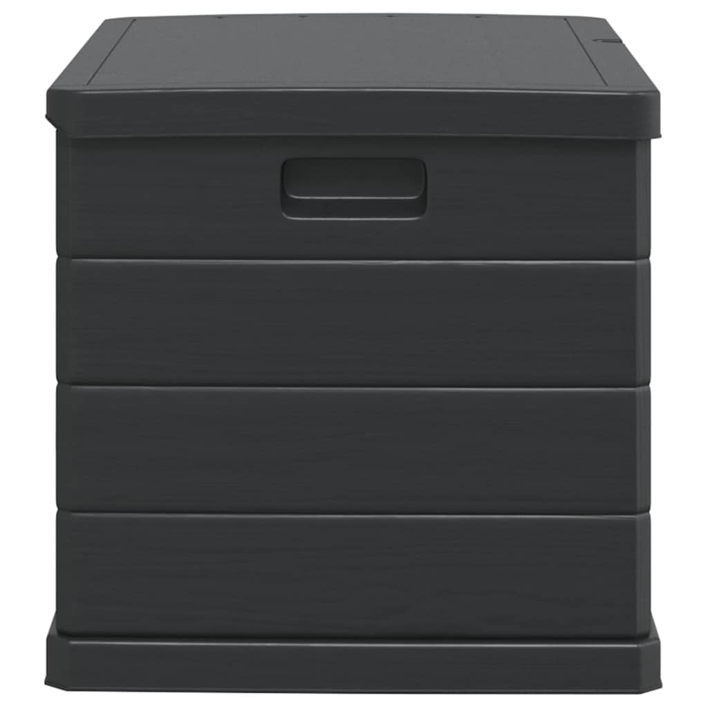 Gartenlagerbox Anthrazit 77,5 x 54,5 x 53 cm Kunststoff