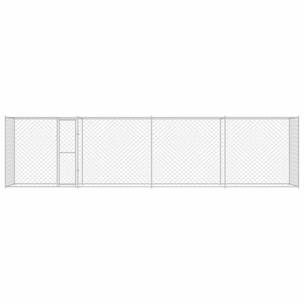 Hundekäfig Silber 800 x 200 x 200 cm Verzinkter Stahl